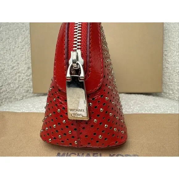 MICHAEL KORS-Monogram-Crimson-Travel Purse-Brand New w/Tag-Authentic-Rare - Picture 7 of 12